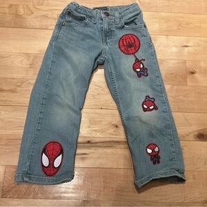Spider-Man Denim Jeans vintage Child Size 4 Regular